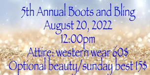 5th Annual Boots and Bling