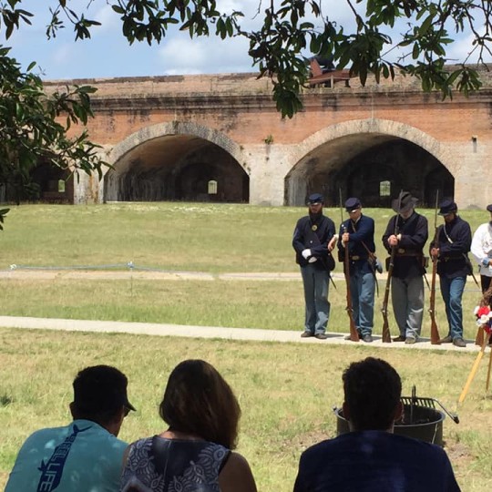 FORT PICKENS MEMORIAL DAY WEEKEND LIVING HISTORY DISPLAYS AND DEMONSTRATIONS